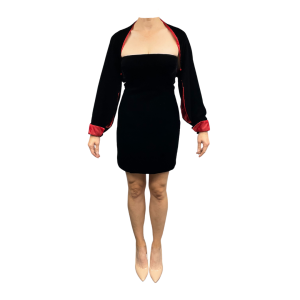 Black Velvet capelet